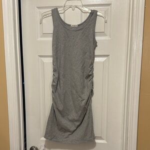 Maternity Gray Sleeveless Dress